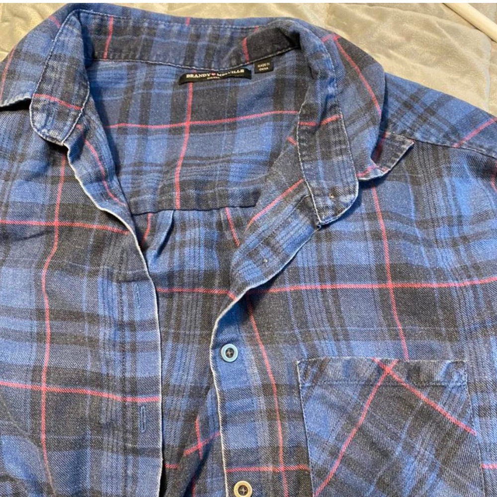 Vintage Brandy Melville Flannel Shirt Jacket